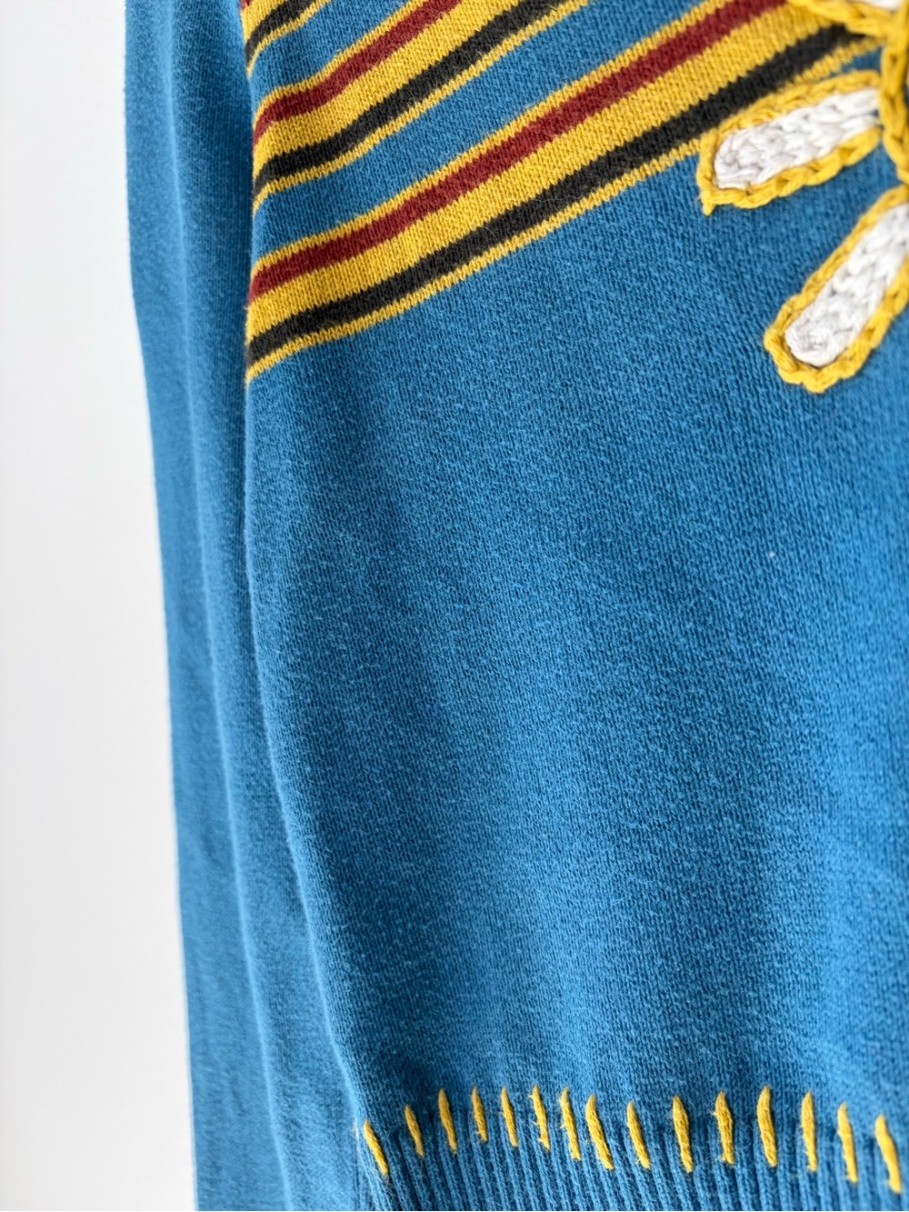 Back Beat Co Organic Cotton Sun V-Neck Sweater - Picture 10 of 14